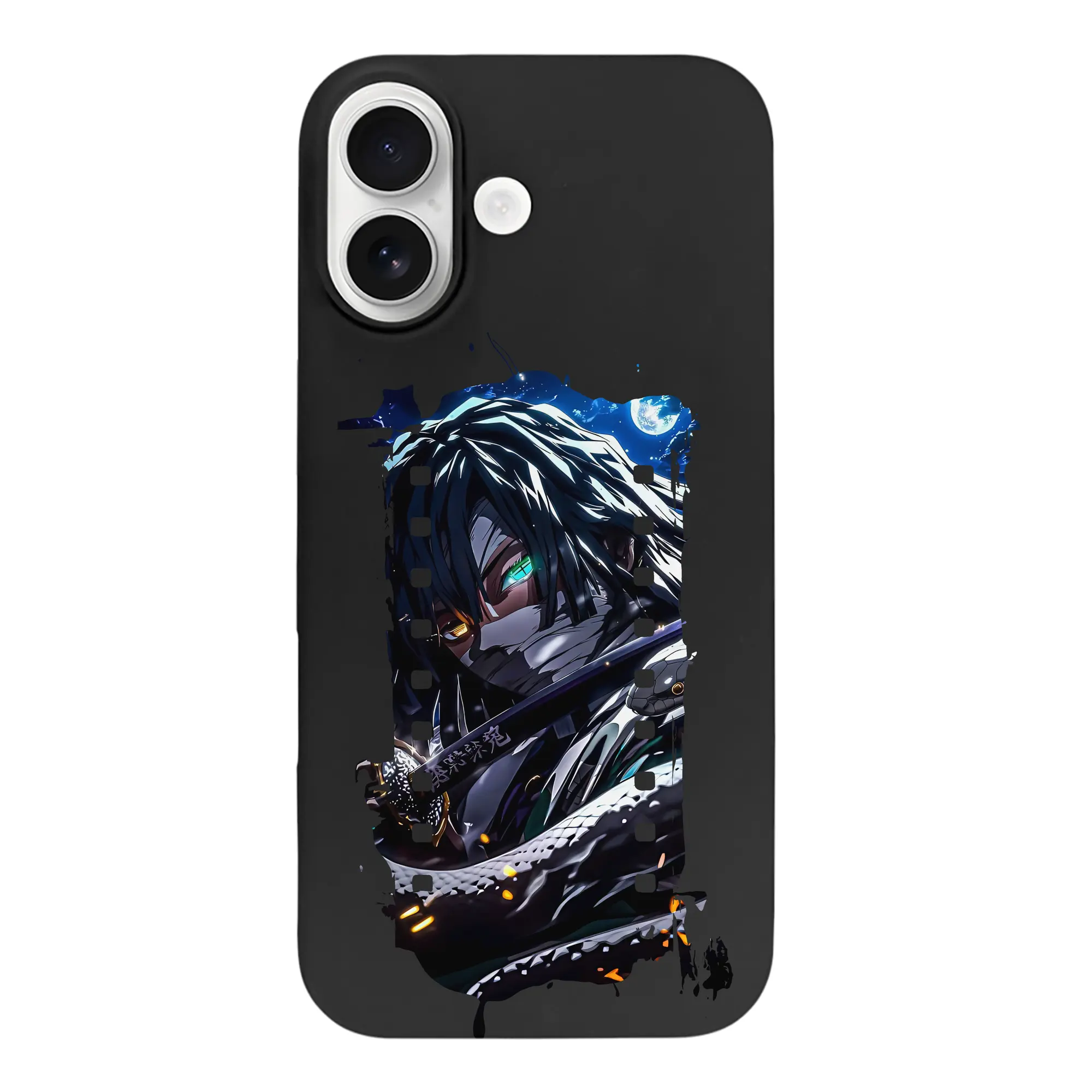 鬼滅の刃 グッズ,伊黒 小芭内 - iPhone 17 シリーズ シリコンケース 薄型 耐衝撃 指紋防止 ソフトタッチカバー 精密フィット 傷防止 保護ケース iPhone 17/17 Air/17 Pro/17 Pro Max 対応